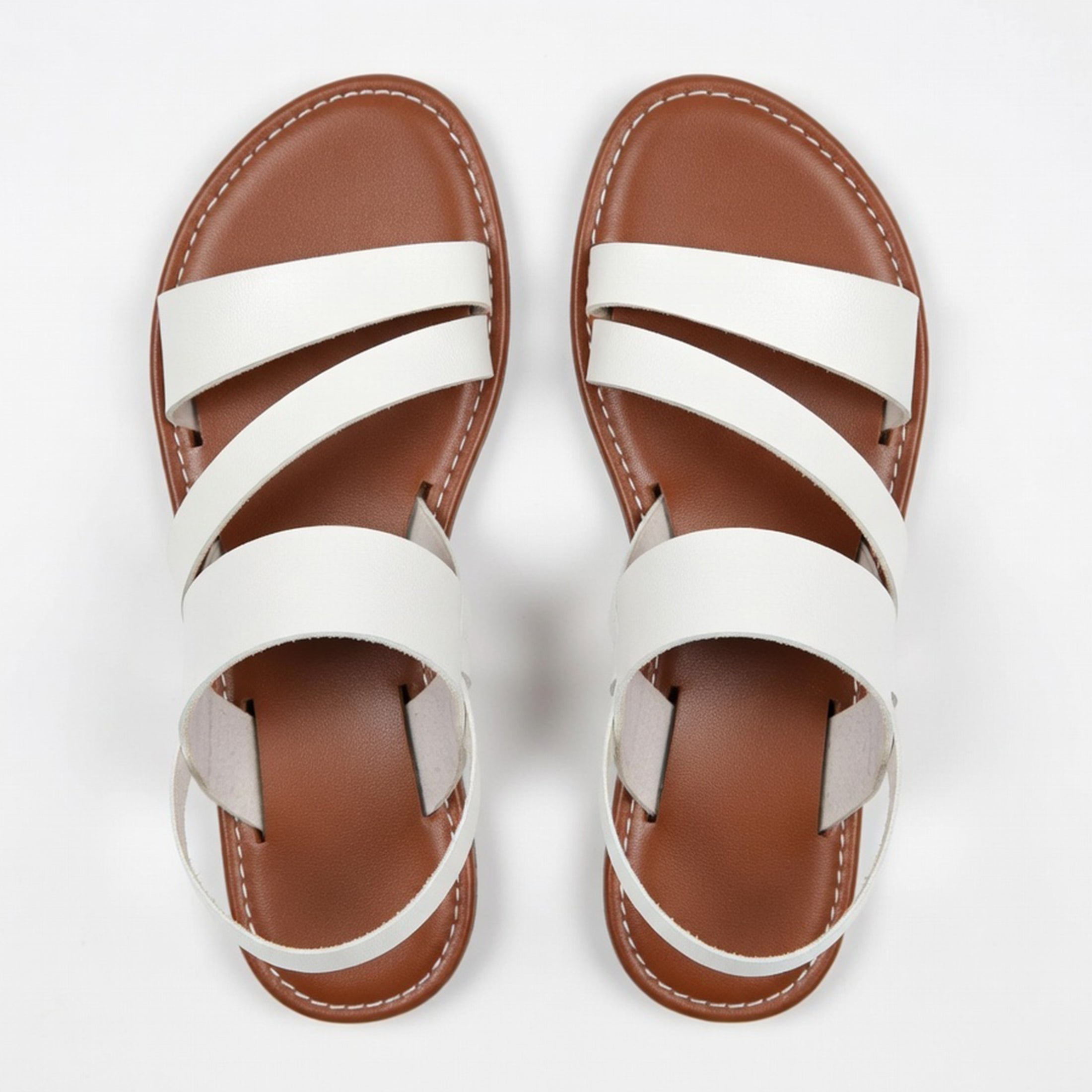 Veloire | Leather Flat Sandals for Women