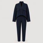 Women's High Neck Trouser Co-Ord Set Long Sleeve