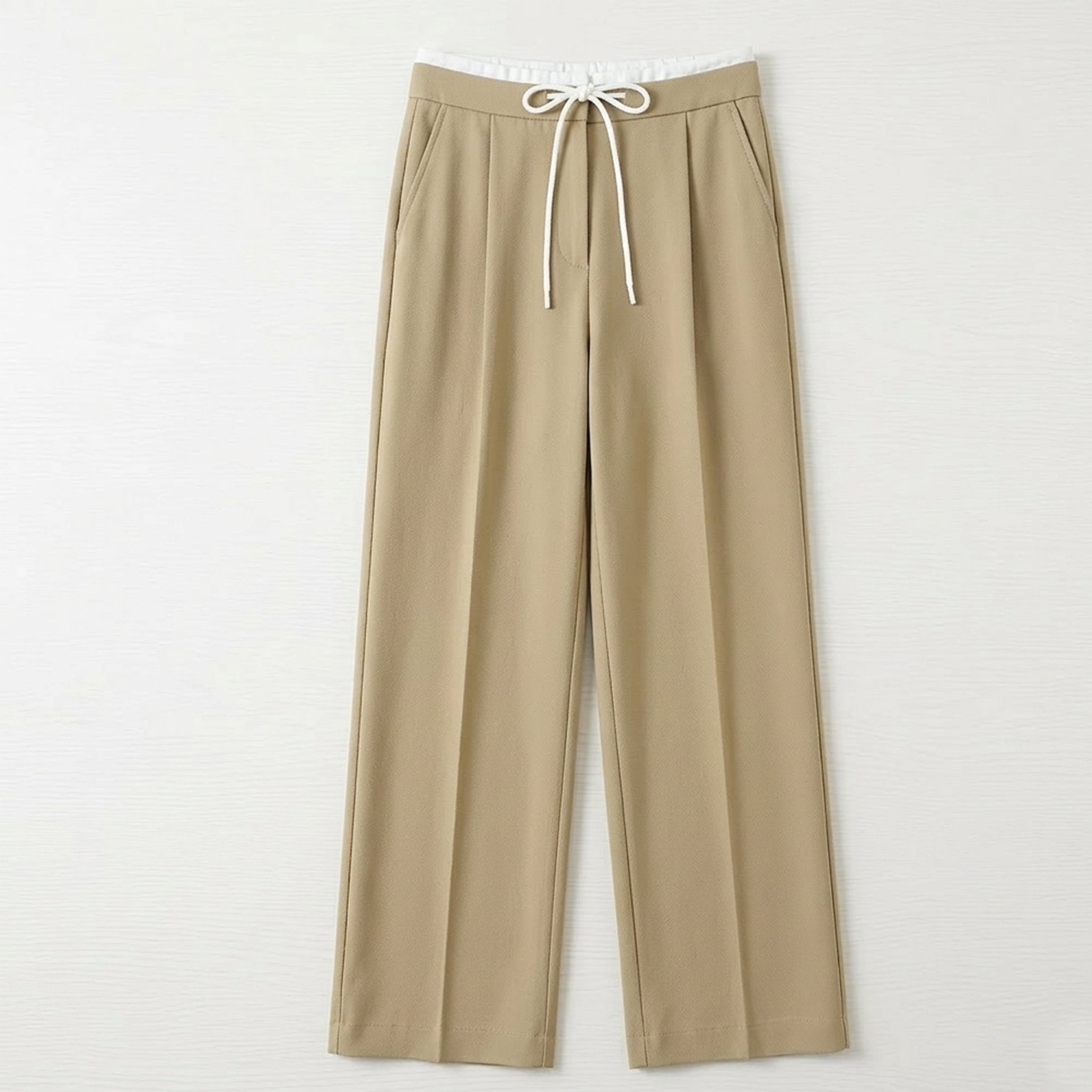 Veloire | Cotton Summer High-Waist Pants for Women