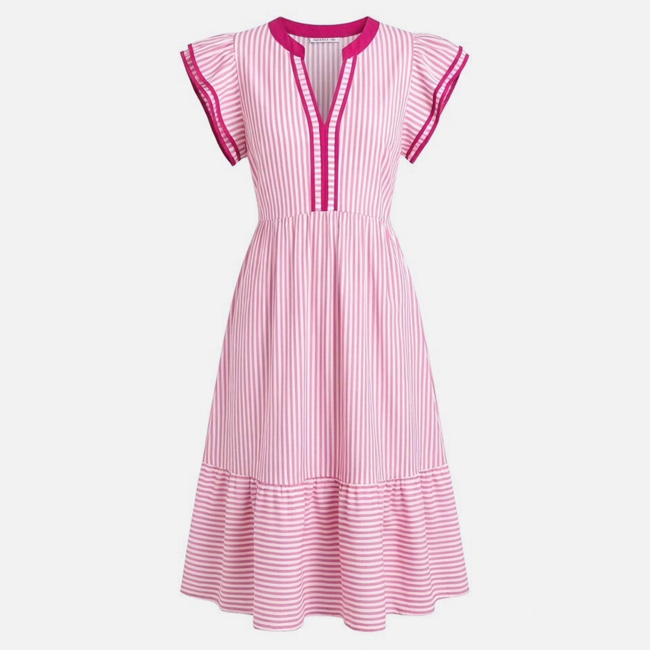 Veloire | Cotton A-Line Midi Dress for Women