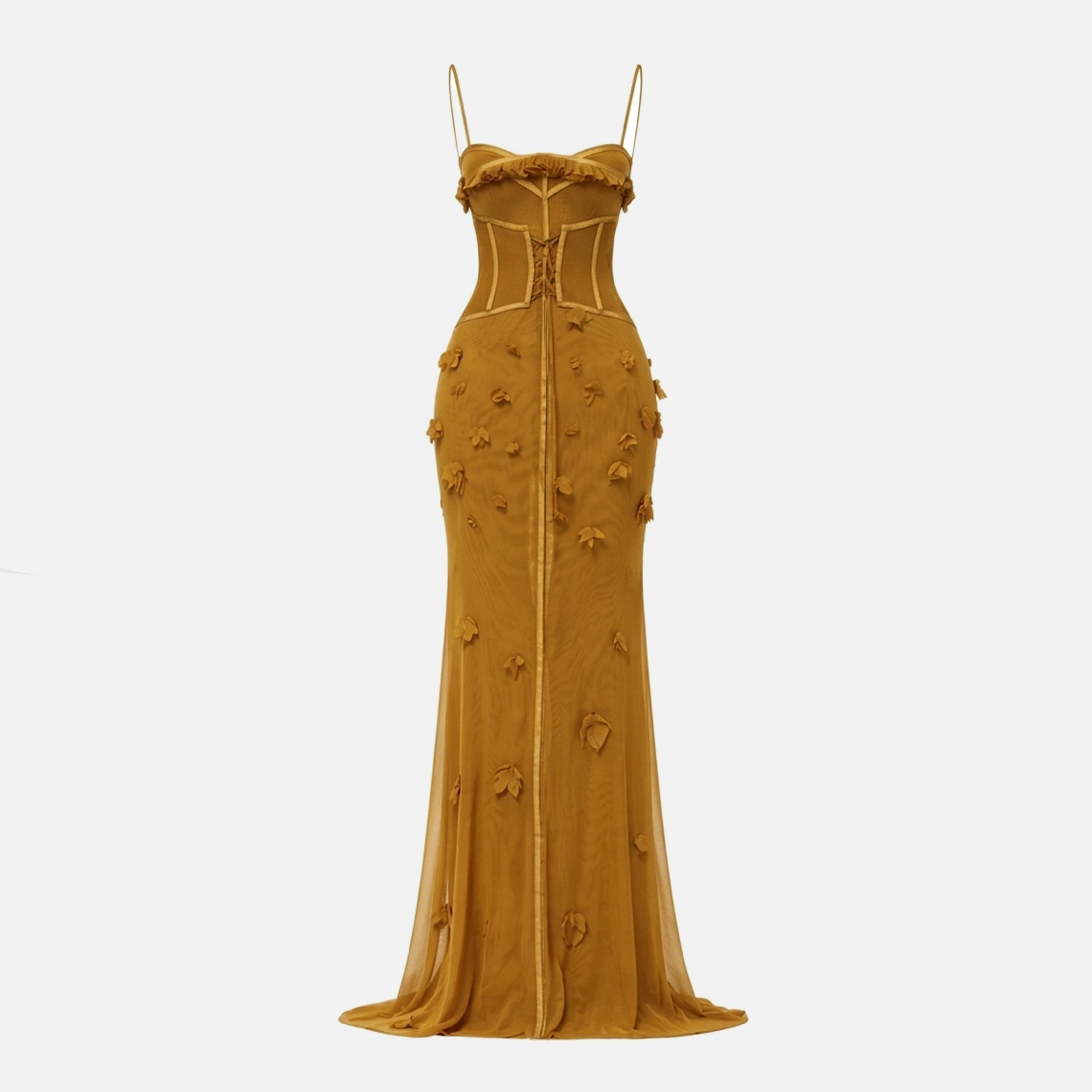 Veloire | Robe longue sans manches en corset pour femmes