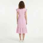 Veloire | Cotton A-Line Midi Dress for Women