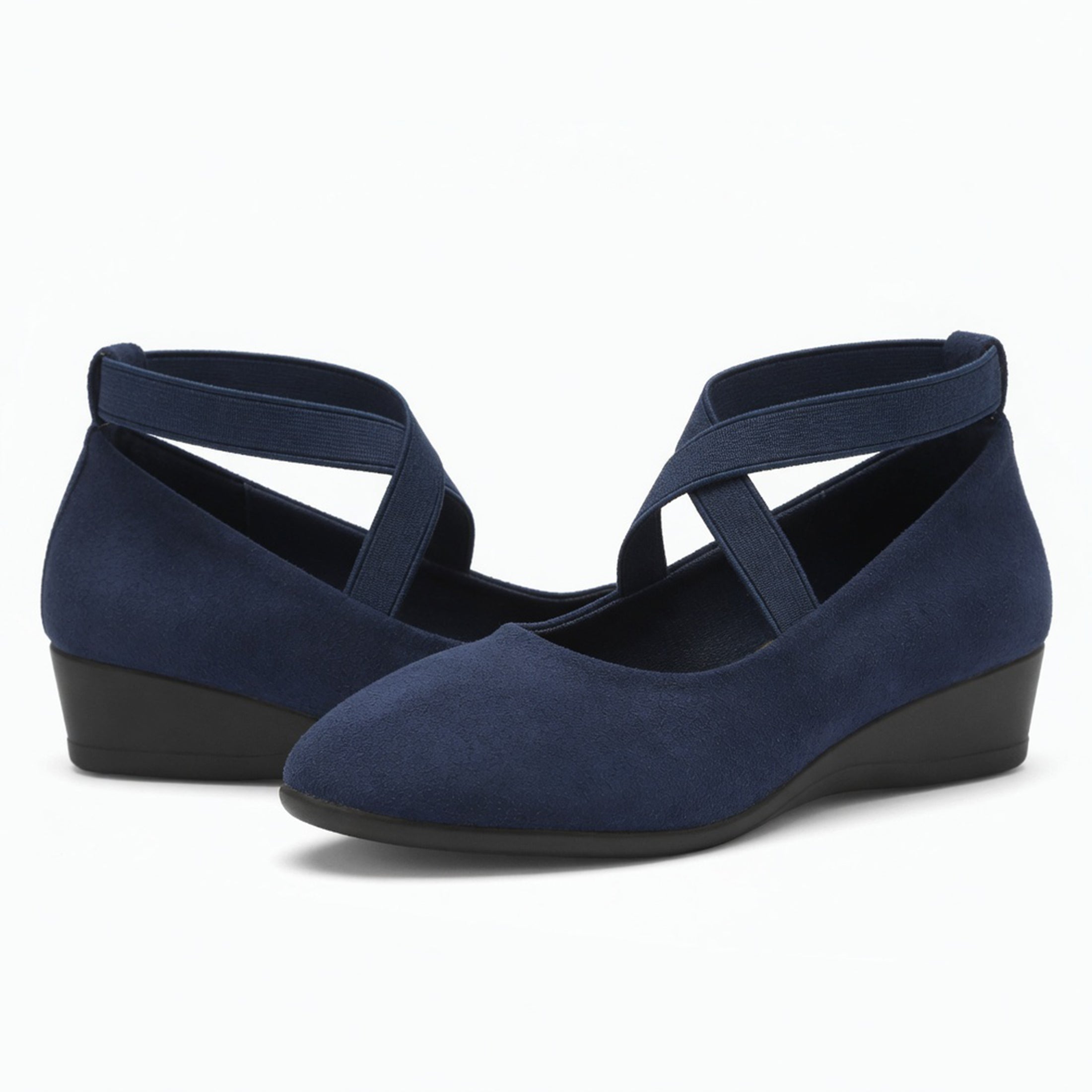 Women's Cross Strap Wedge Shoes Casual Summer