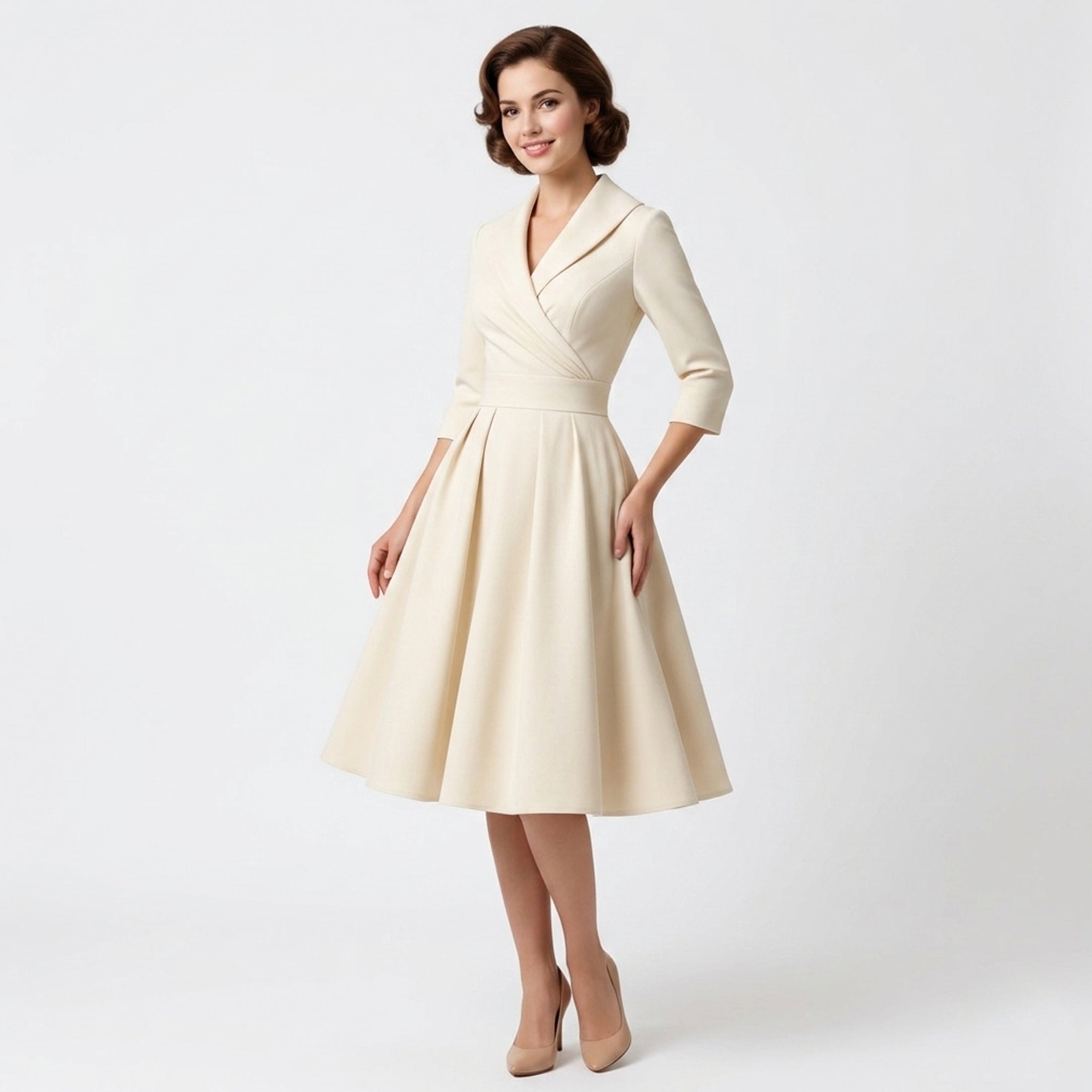 Veloire | Robe Slim Fit à Manches Longues pour Femmes