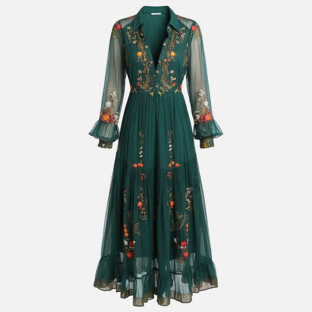 Veloire | Women’s Maxi Summer Floral  Dress