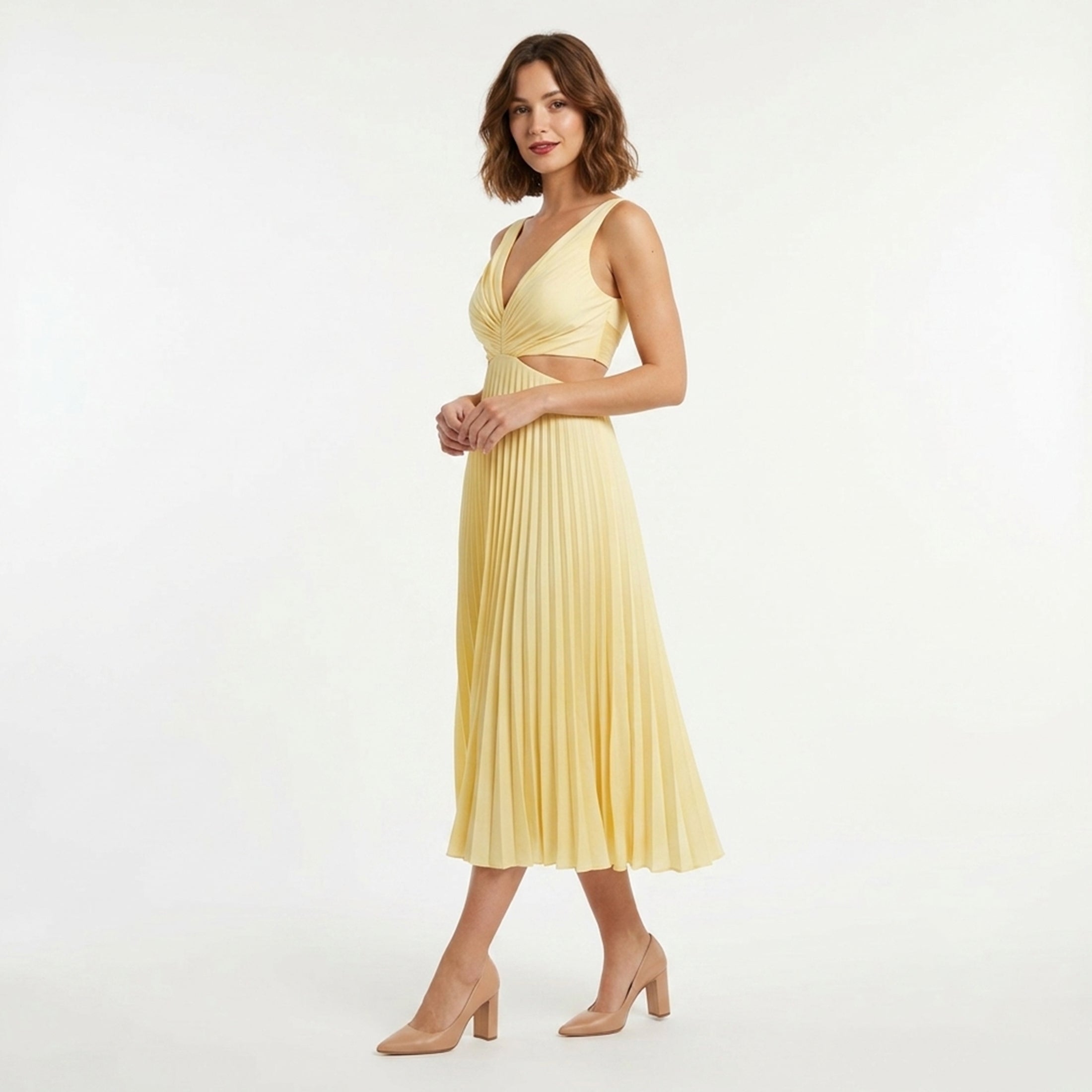 Veloire | Robe Midi Femme Robe Fluide