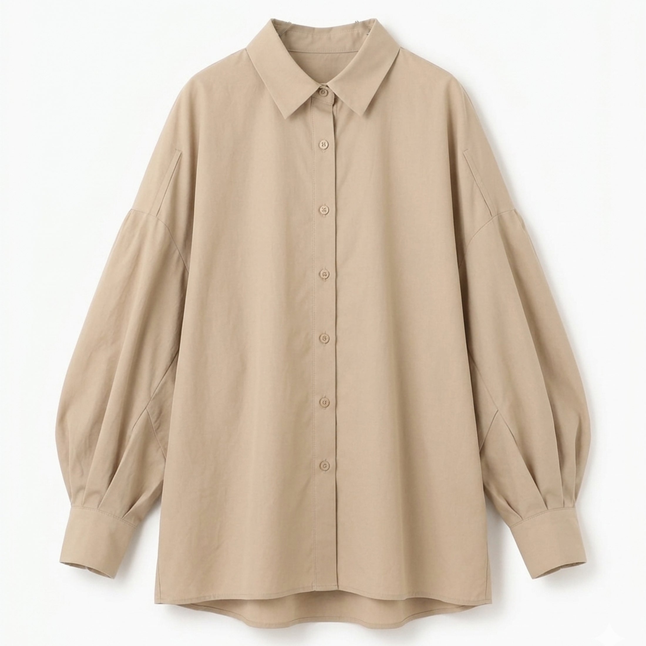 Women's Oversized Puff Sleeve Blouse Summer Casual