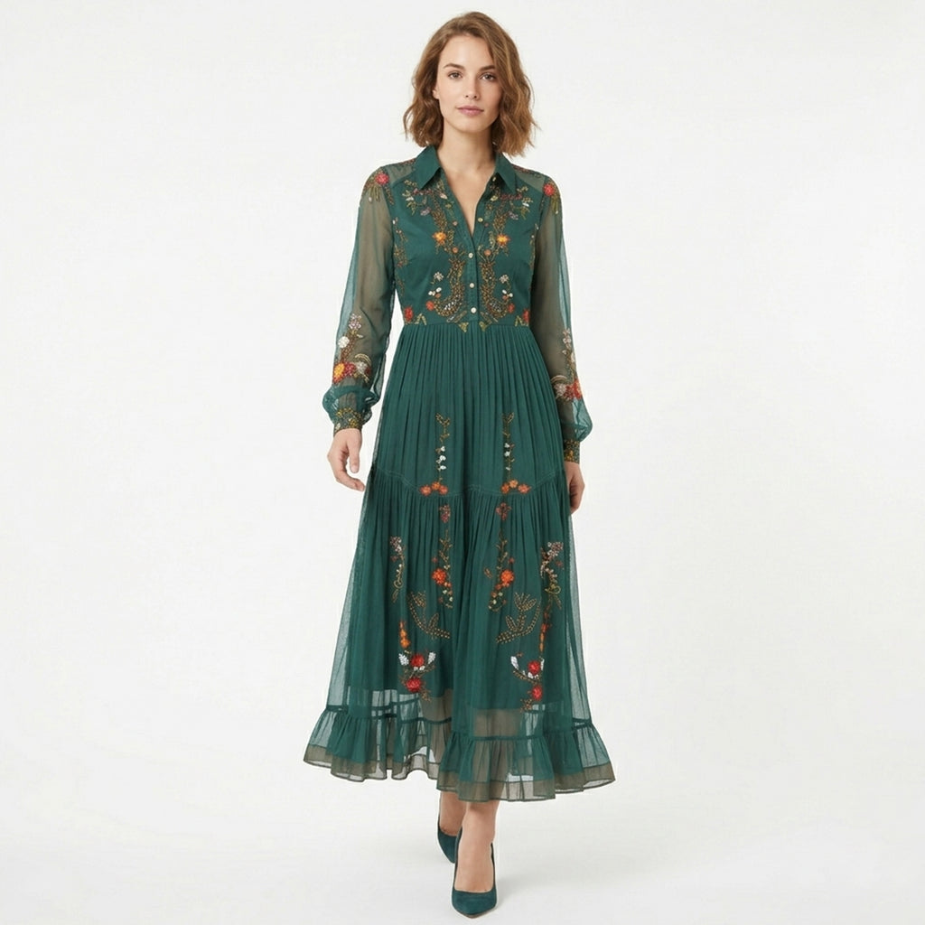 Veloire | Women’s Maxi Summer Floral  Dress