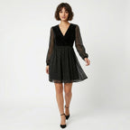 Veloire | Women's Sparkling Glamour Mesh Dress
