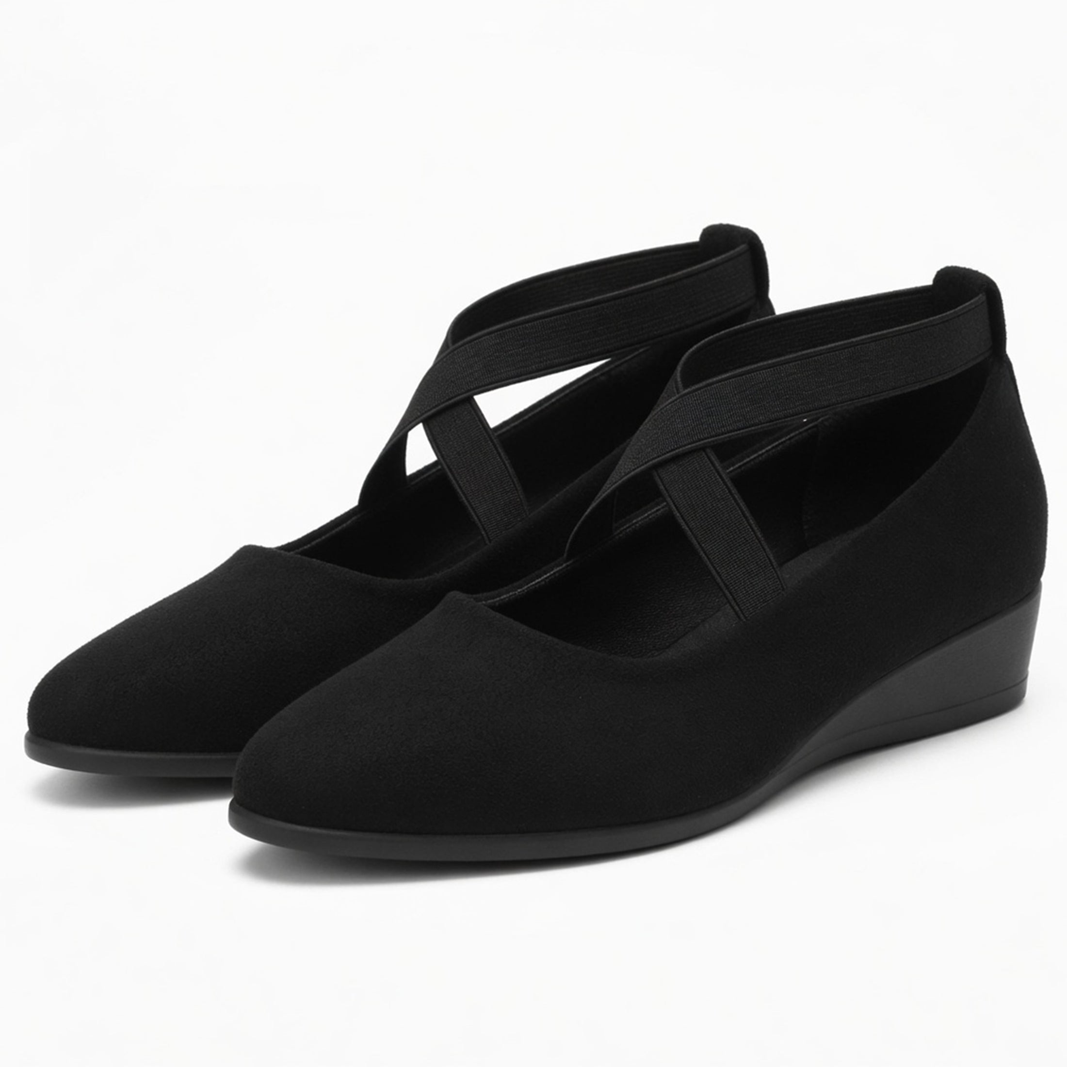 Women's Cross Strap Wedge Shoes Casual Summer