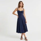 Veloire | Summer Hawaiian Midi Dress for Women