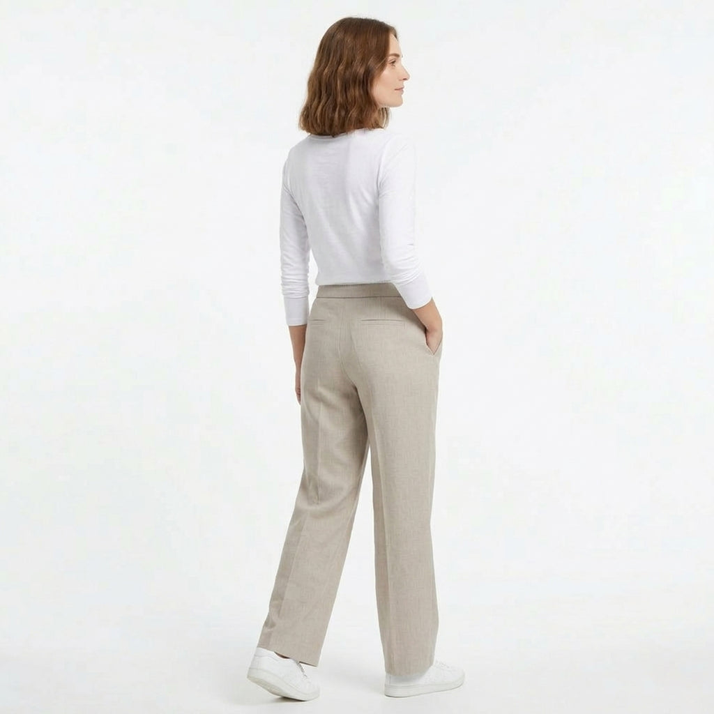Veloire | Cotton Summer High-Waist Pants for Women