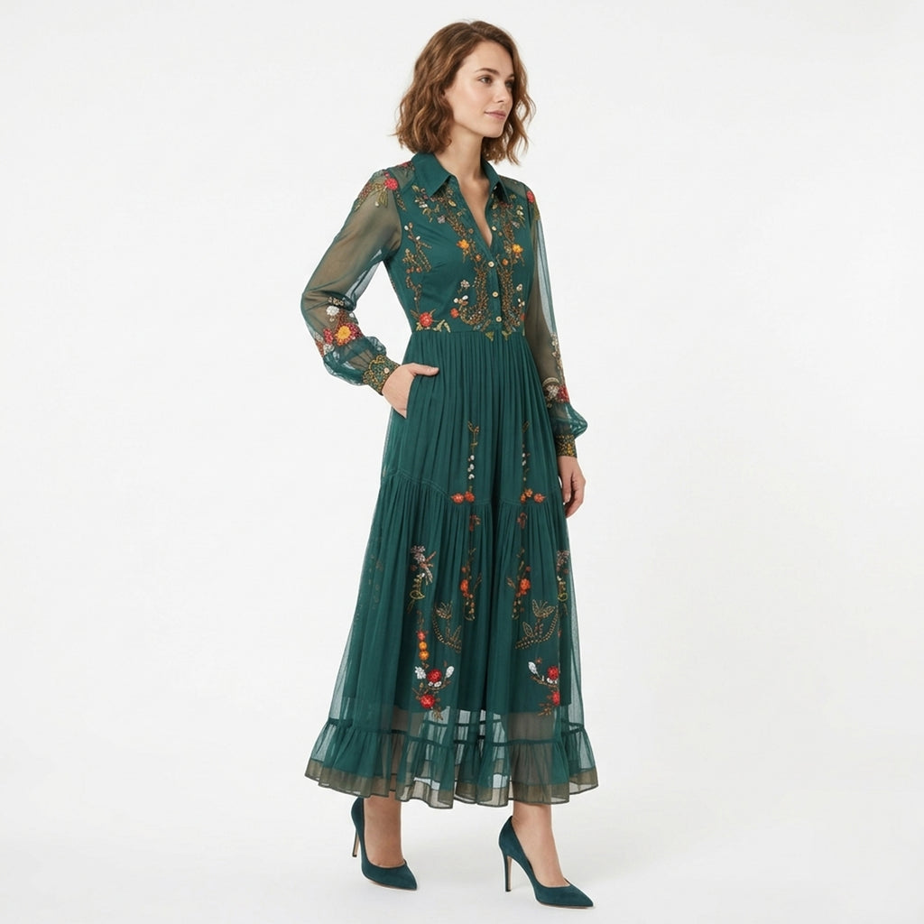 Veloire | Women’s Maxi Summer Floral  Dress