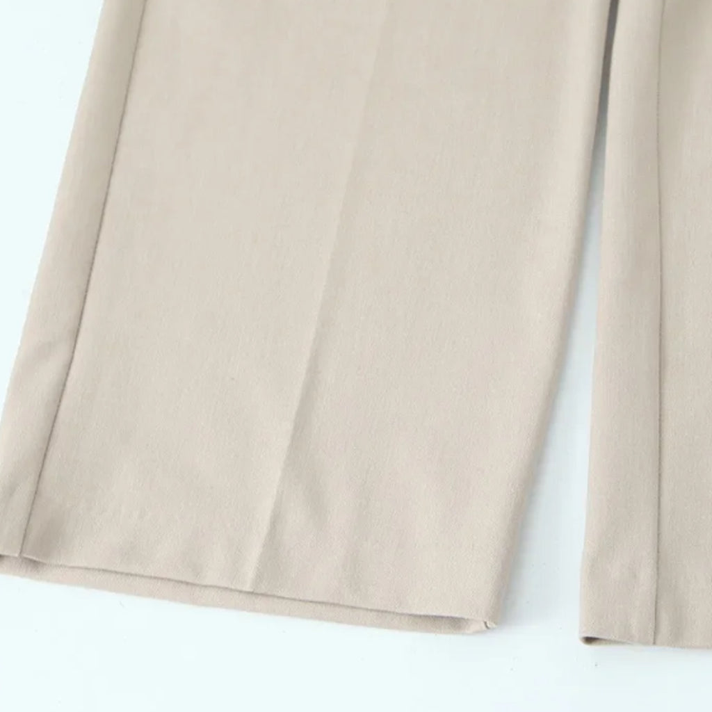 Veloire | Cotton Summer High-Waist Pants for Women