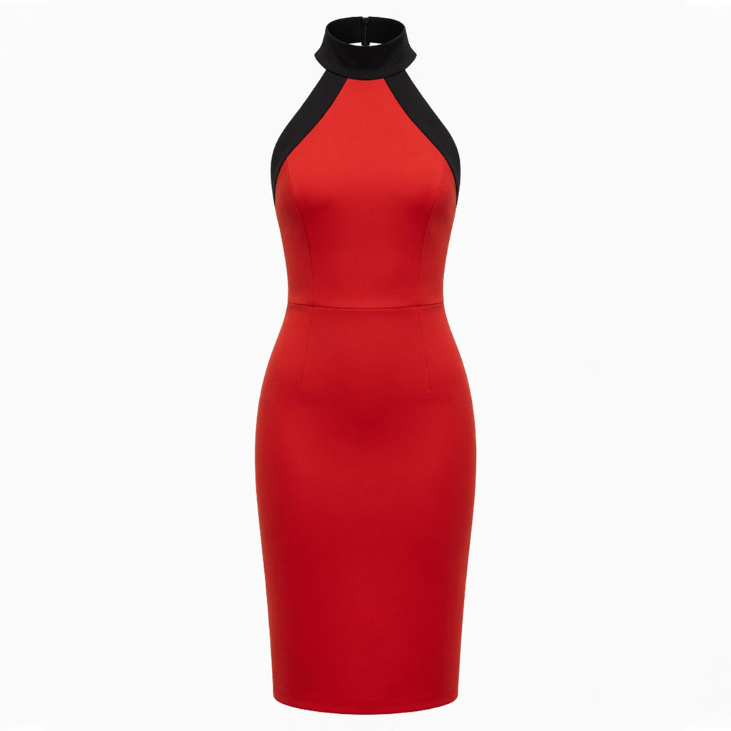 Robe Midi Débardeur Bodycon Cocktail Femme