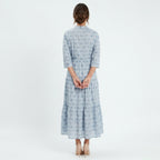 Veloire | Robe à col montant floral pour femmes