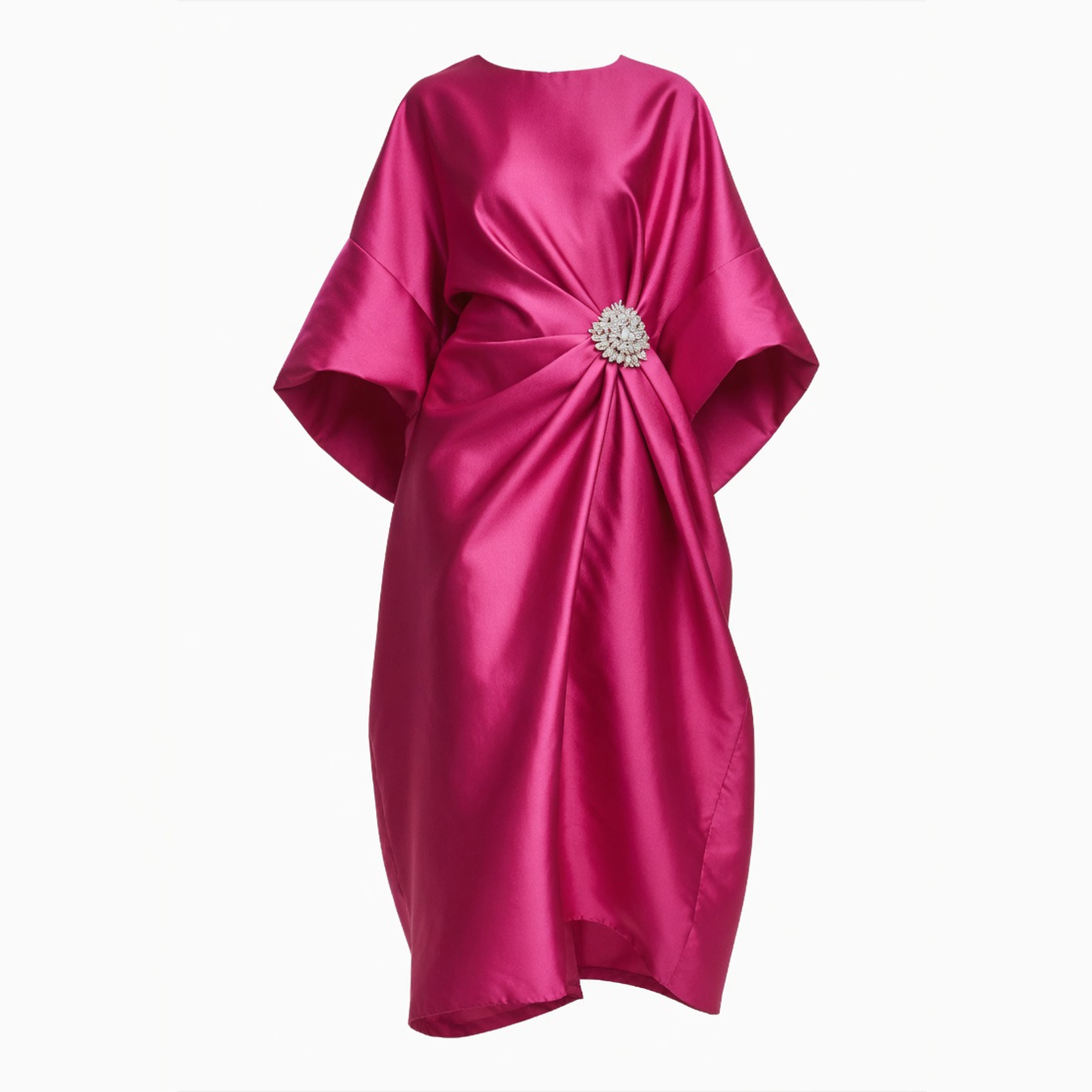 Robe de mariée à manches longues drapées pour femmes