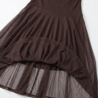 Veloire | Women's Off Shoulder Sheer Maxi Dress
