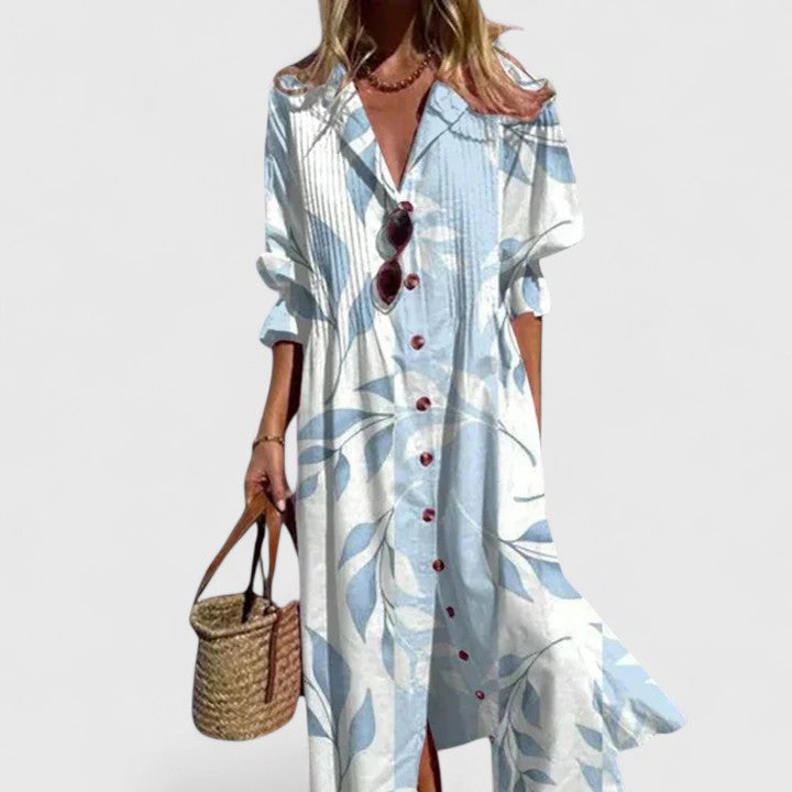 Sky Blue boho summer dress