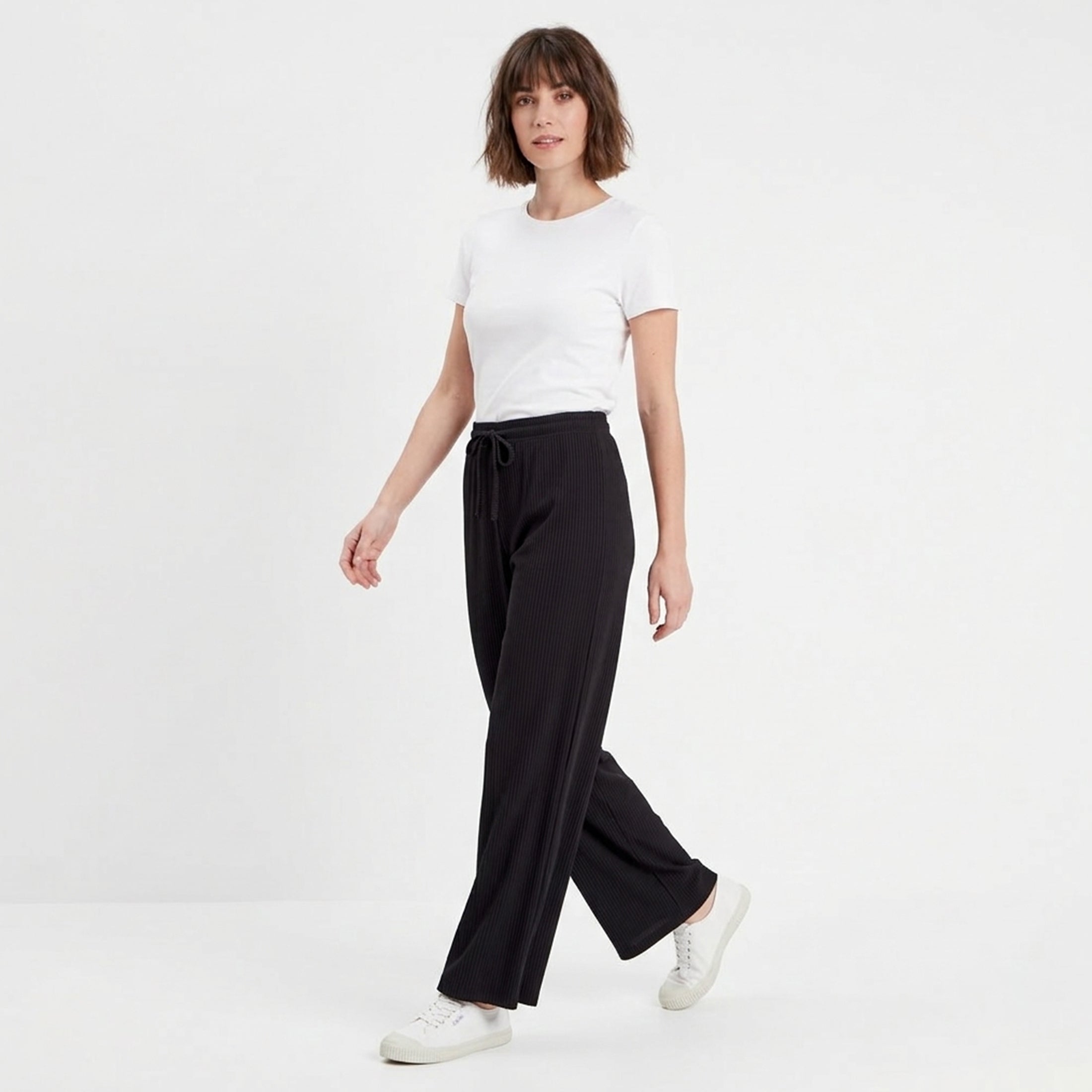 Women's Wide Leg Drawstring Trousers Summer