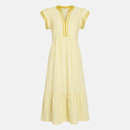 Veloire | Cotton A-Line Midi Dress for Women