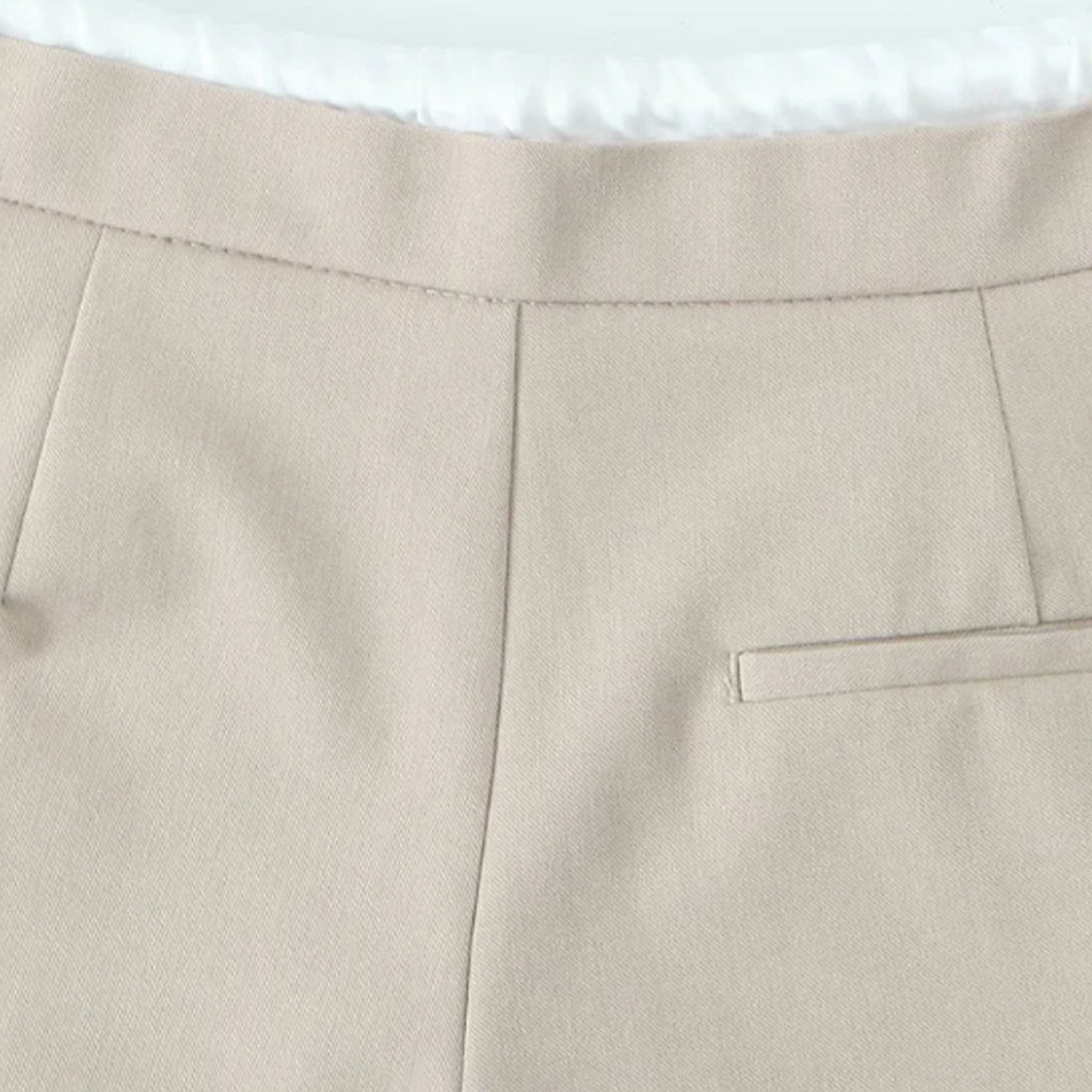 Veloire | Cotton Summer High-Waist Pants for Women