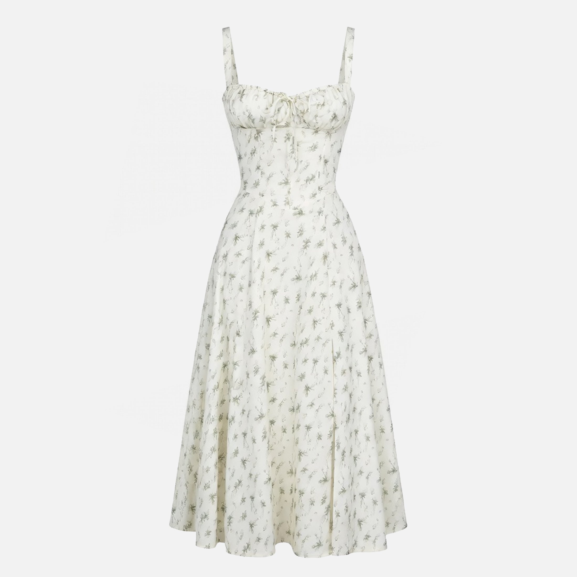 Veloire | Summer Hawaiian Midi Dress for Women