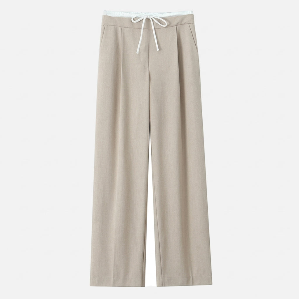 Veloire | Cotton Summer High-Waist Pants for Women