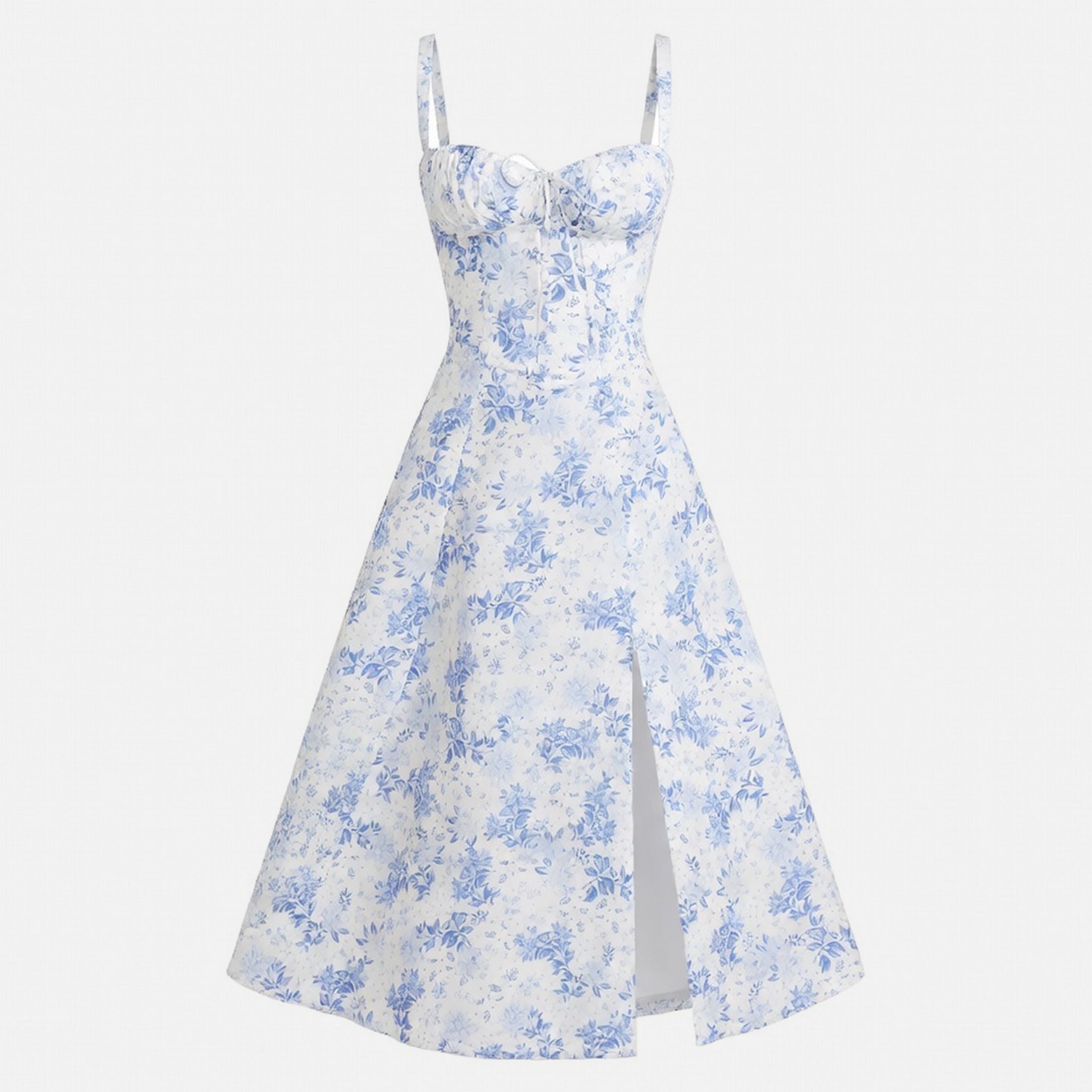 Veloire | Summer Hawaiian Midi Dress for Women