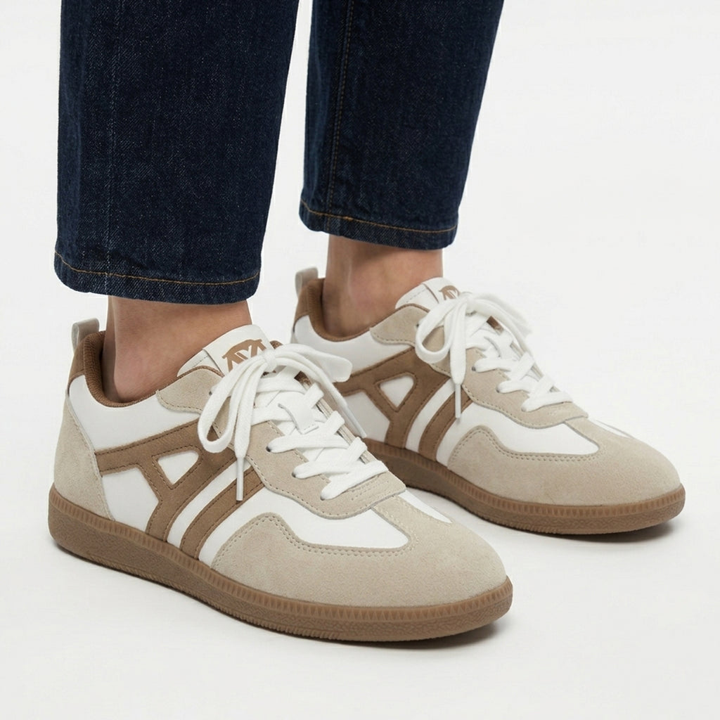 Veloire | Women's Lightweight Lace-up Retro Sneakers