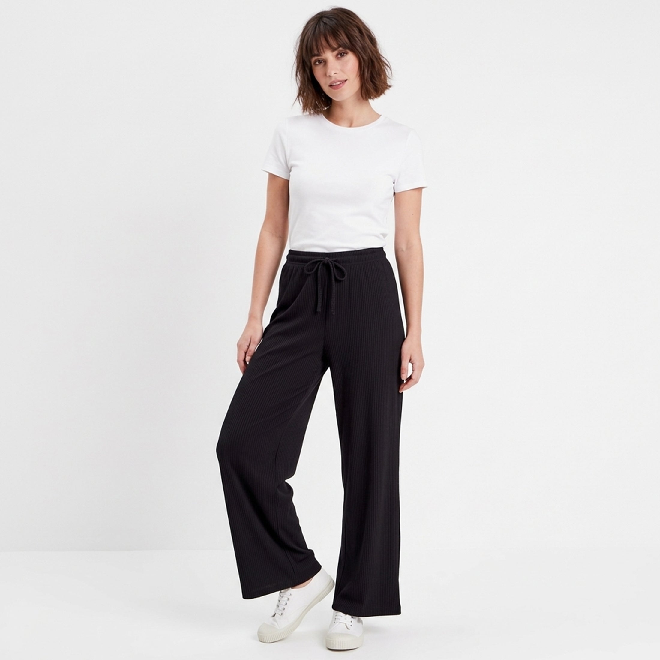 Women's Wide Leg Drawstring Trousers Summer