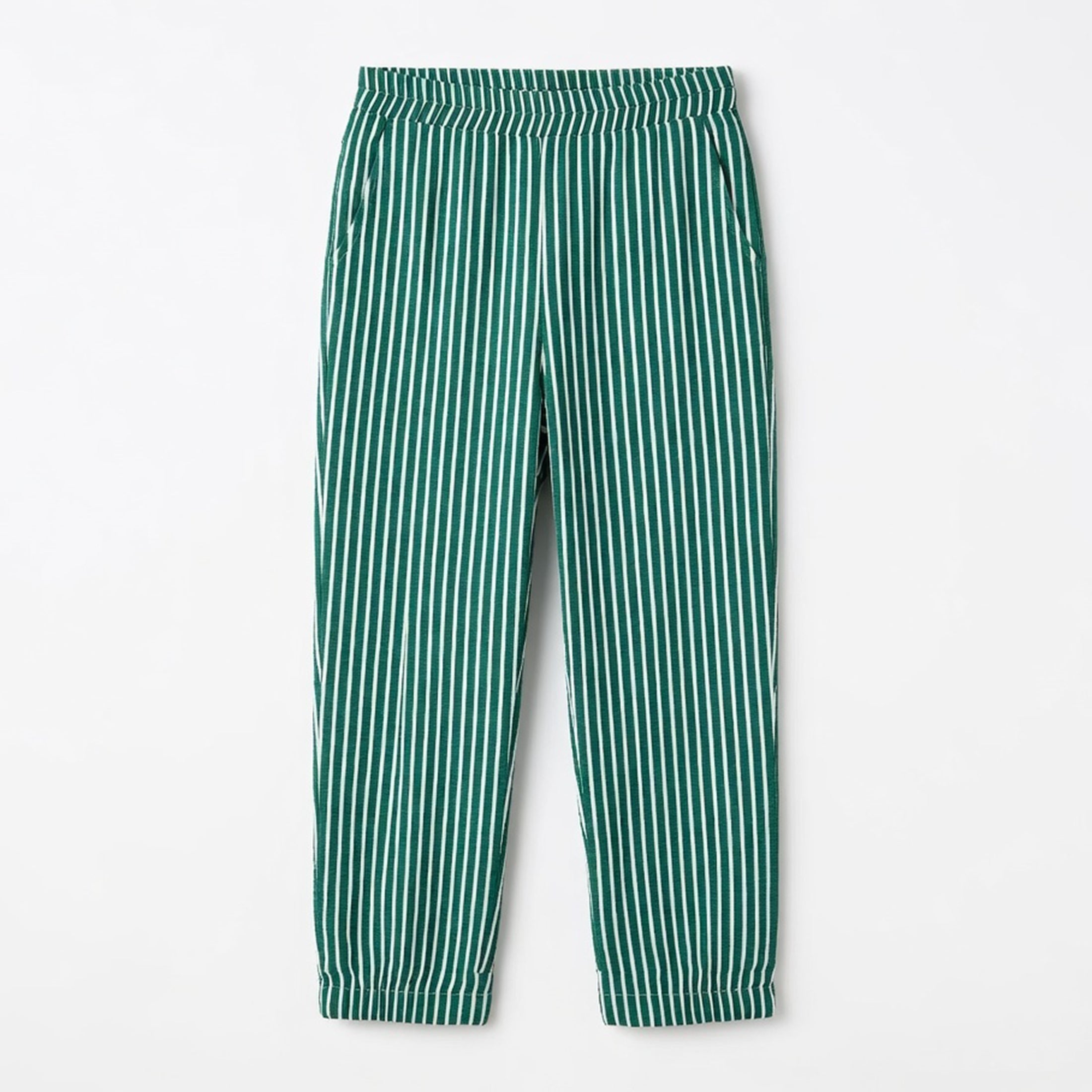 Veloire | High-Waist Striped Wide-Leg Pants for Women