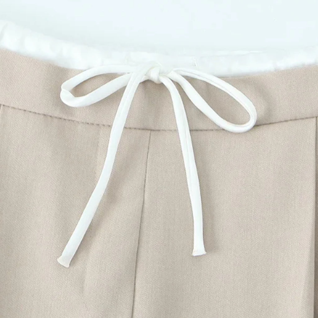 Veloire | Cotton Summer High-Waist Pants for Women