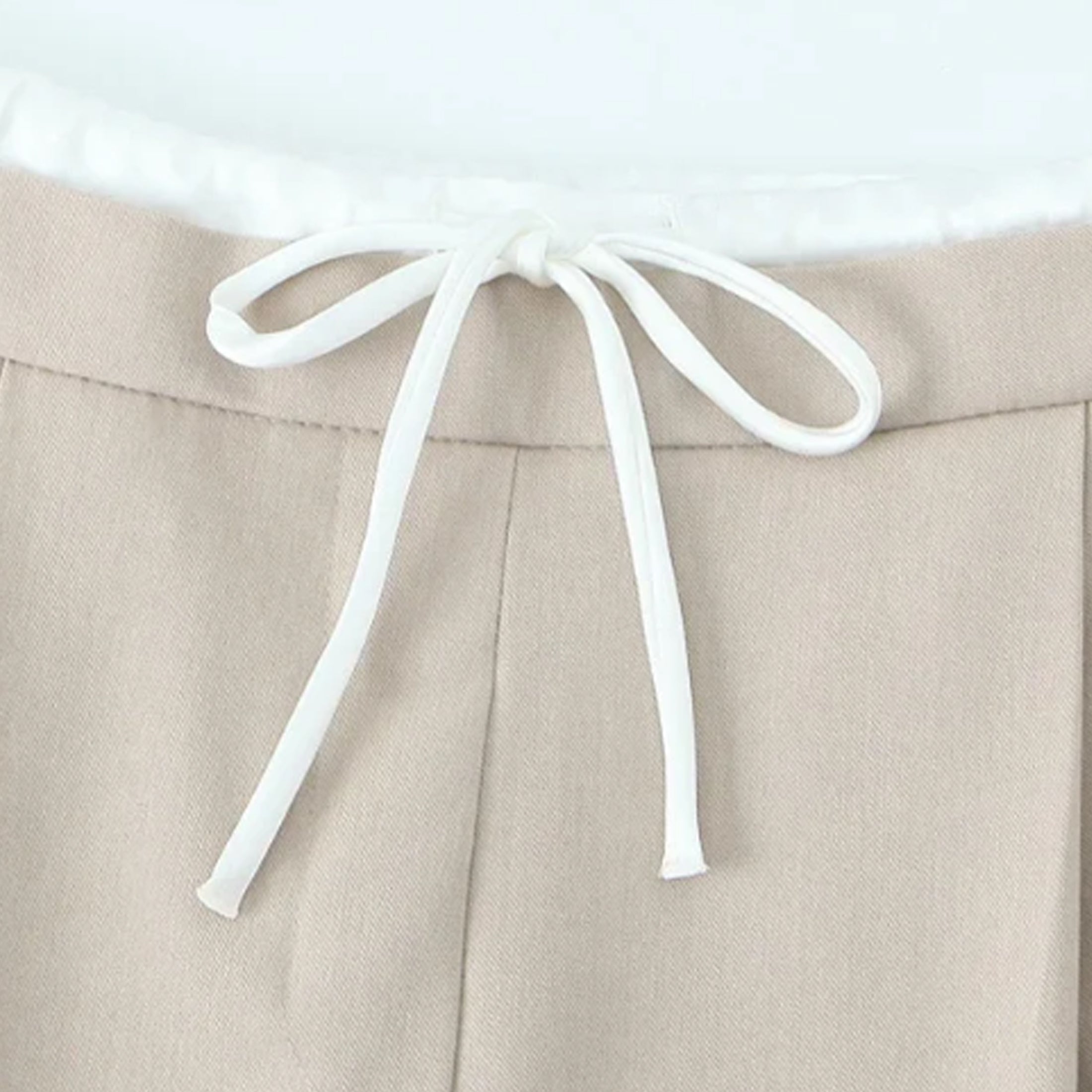 Veloire | Cotton Summer High-Waist Pants for Women