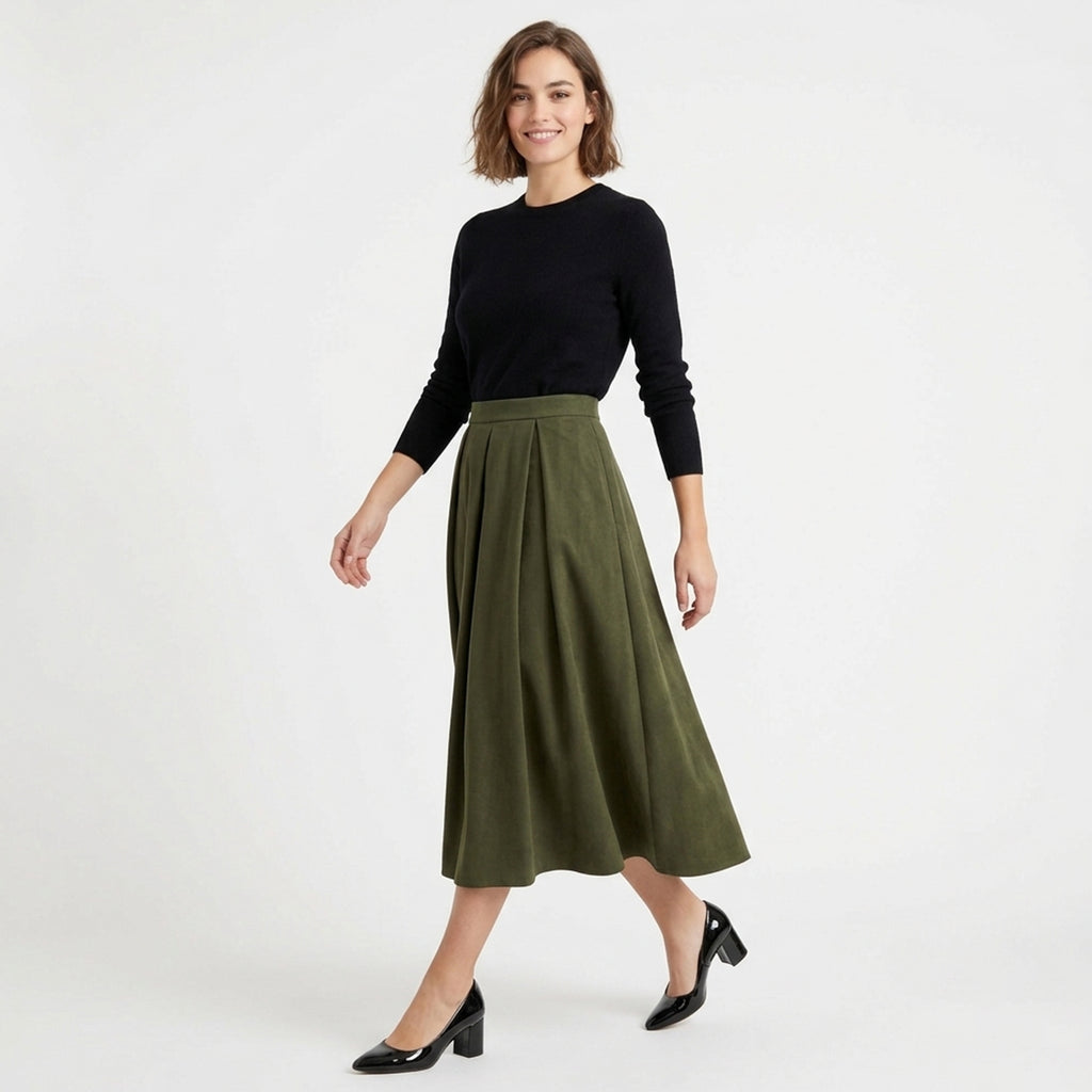 Veloire | A-Line Long Skirt for Women