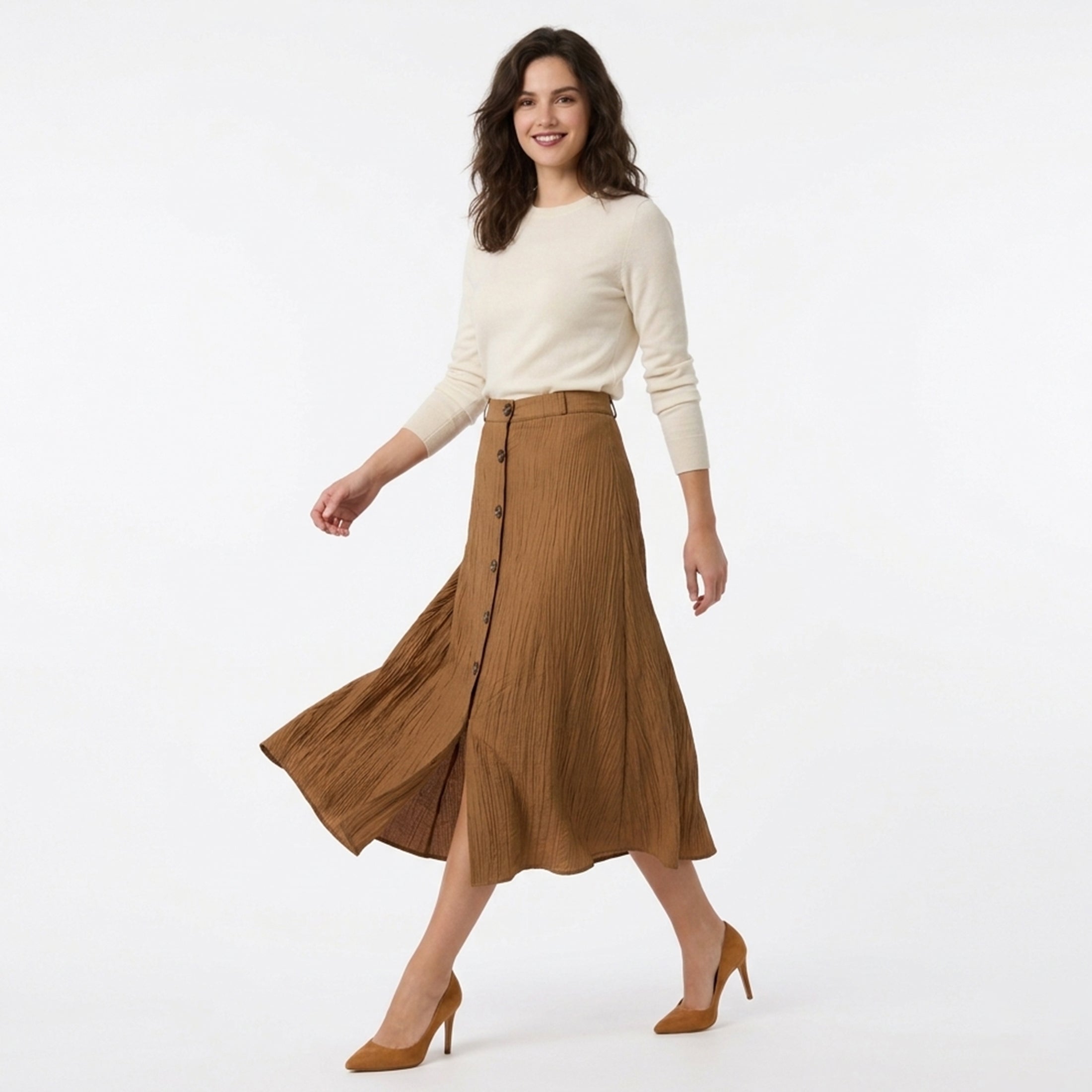 Veloire | Waist Summer Split Casual Skirt for Women