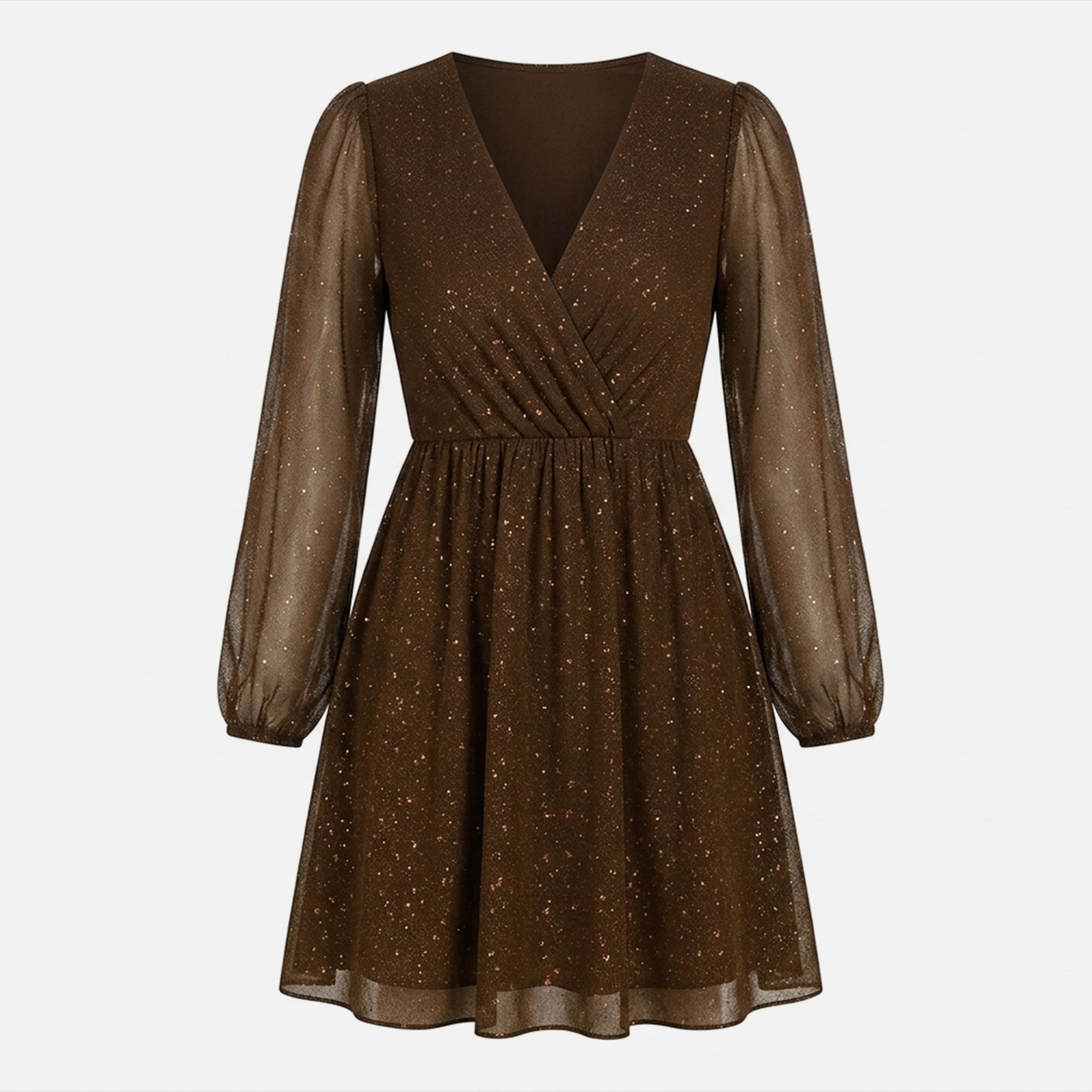 Veloire | Women's Sparkling Glamour Mesh Dress