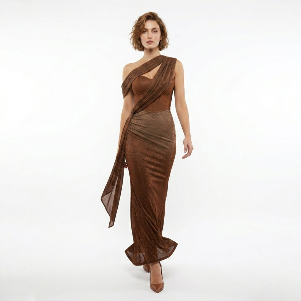 Veloire | Robe Midi Élégante Flottante pour Femmes