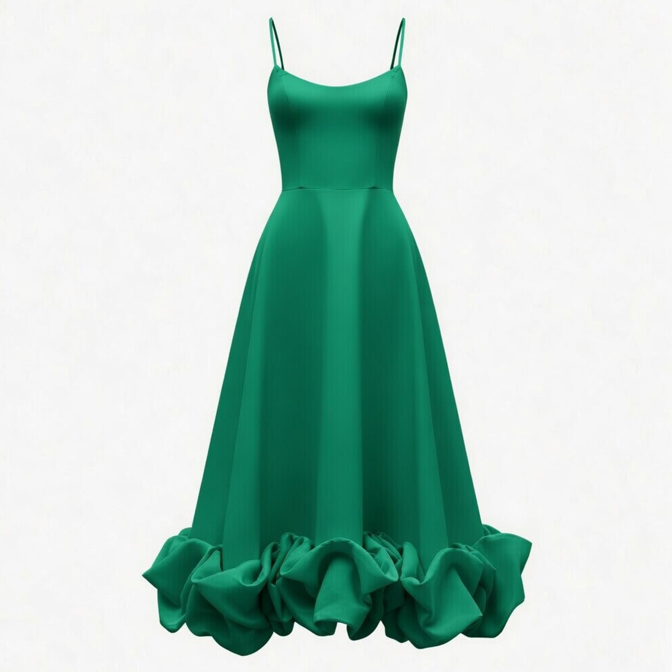 Robe midi A-line sans manches élégante pour femmes