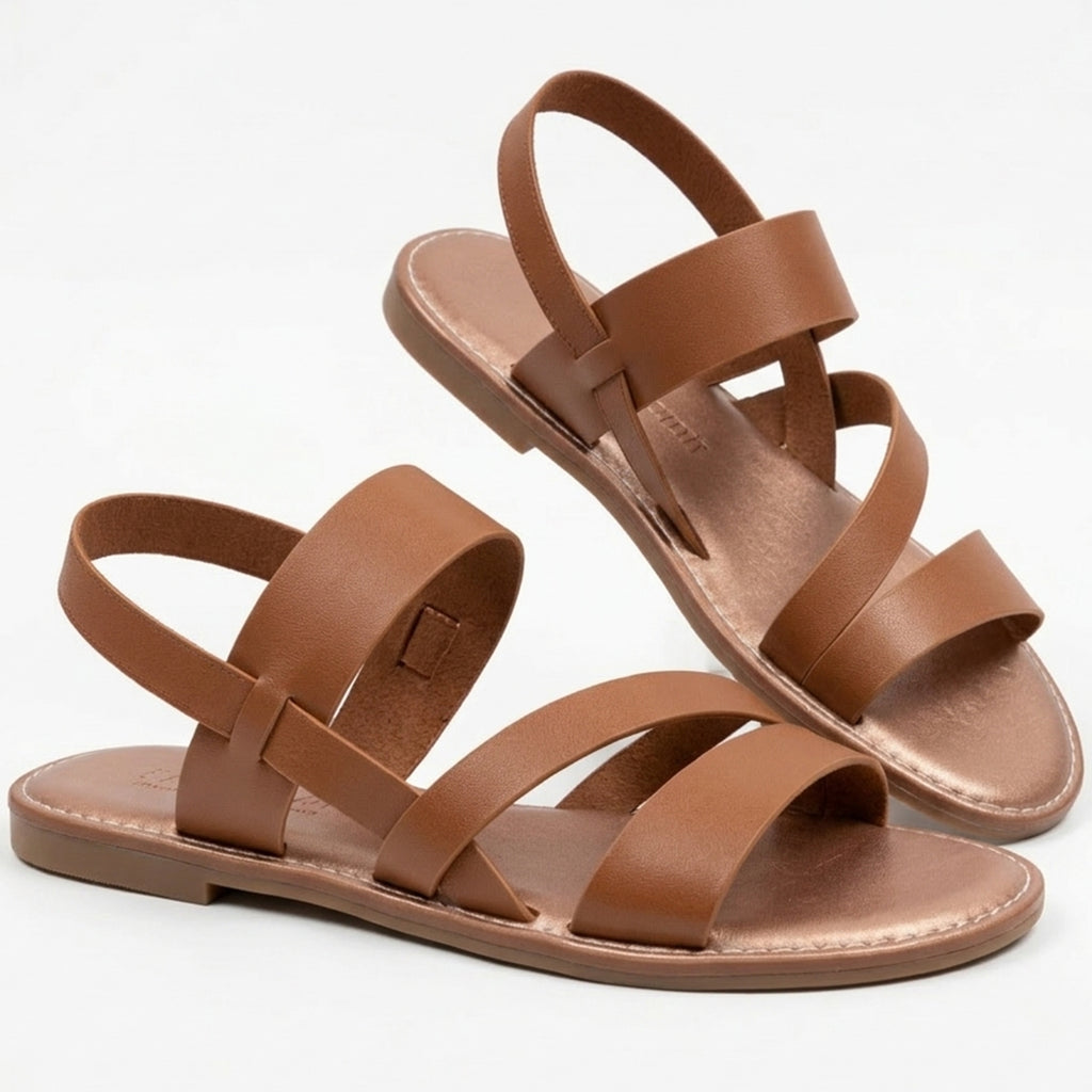 Veloire | Leather Flat Sandals for Women