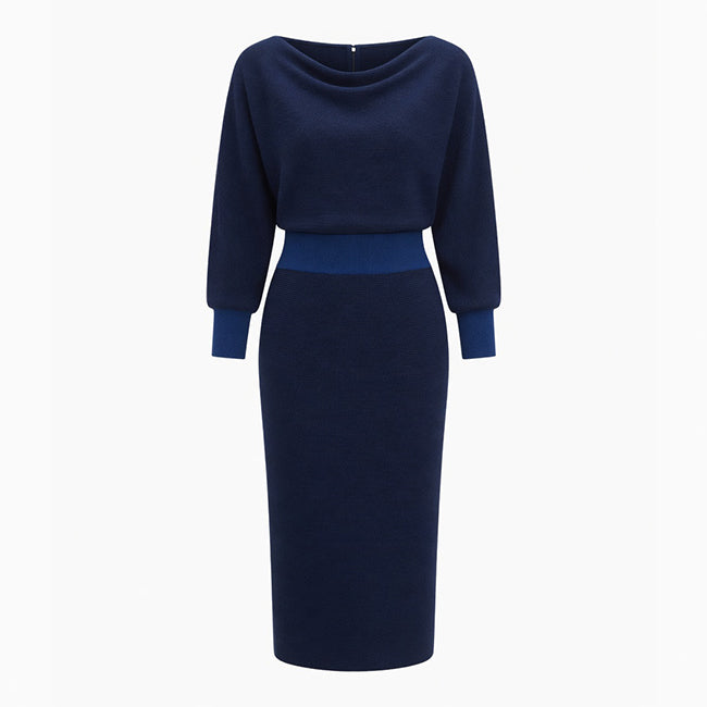 Robe midi drapée style été pour femmes
