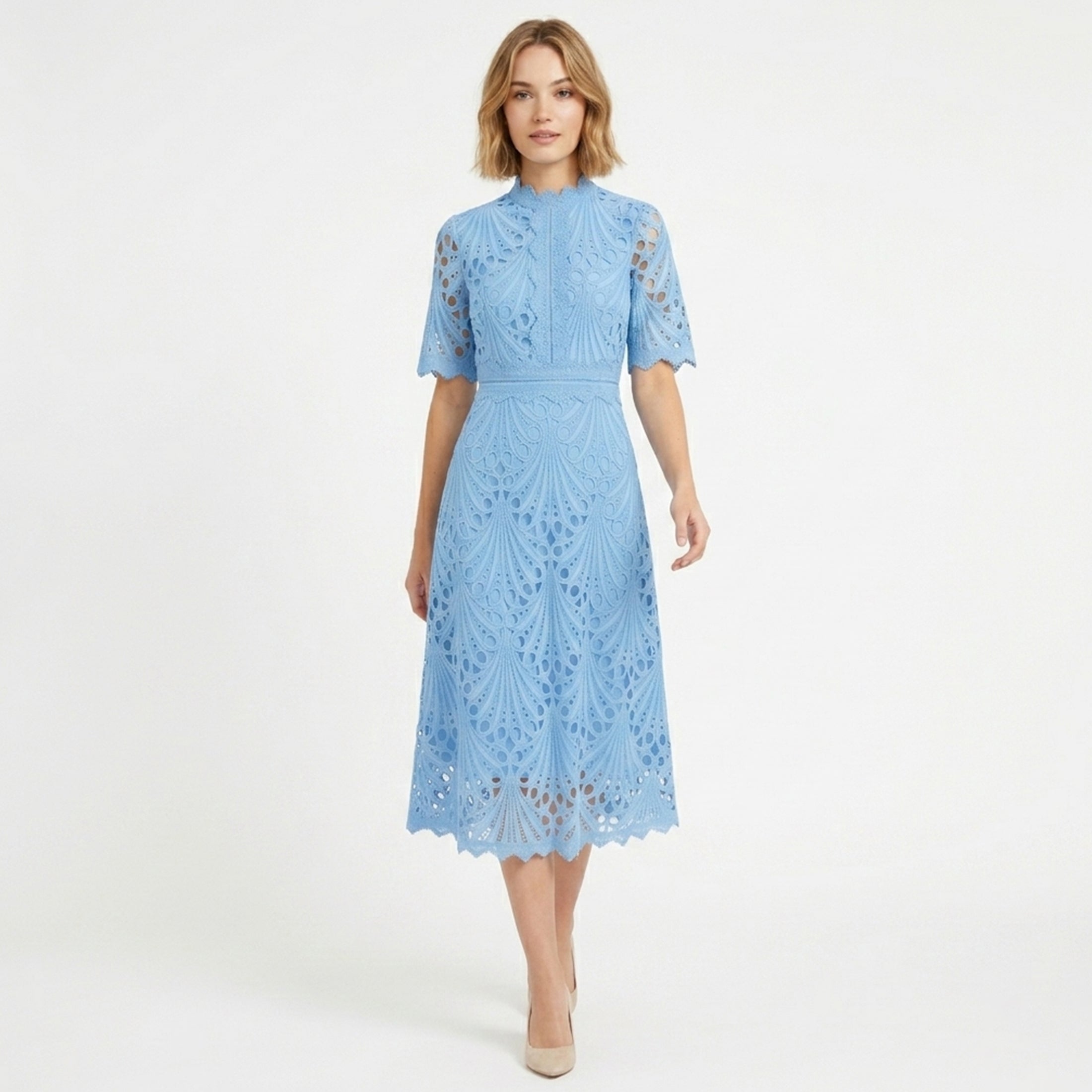 Veloire | Women’s Lace Midi Summer Dress
