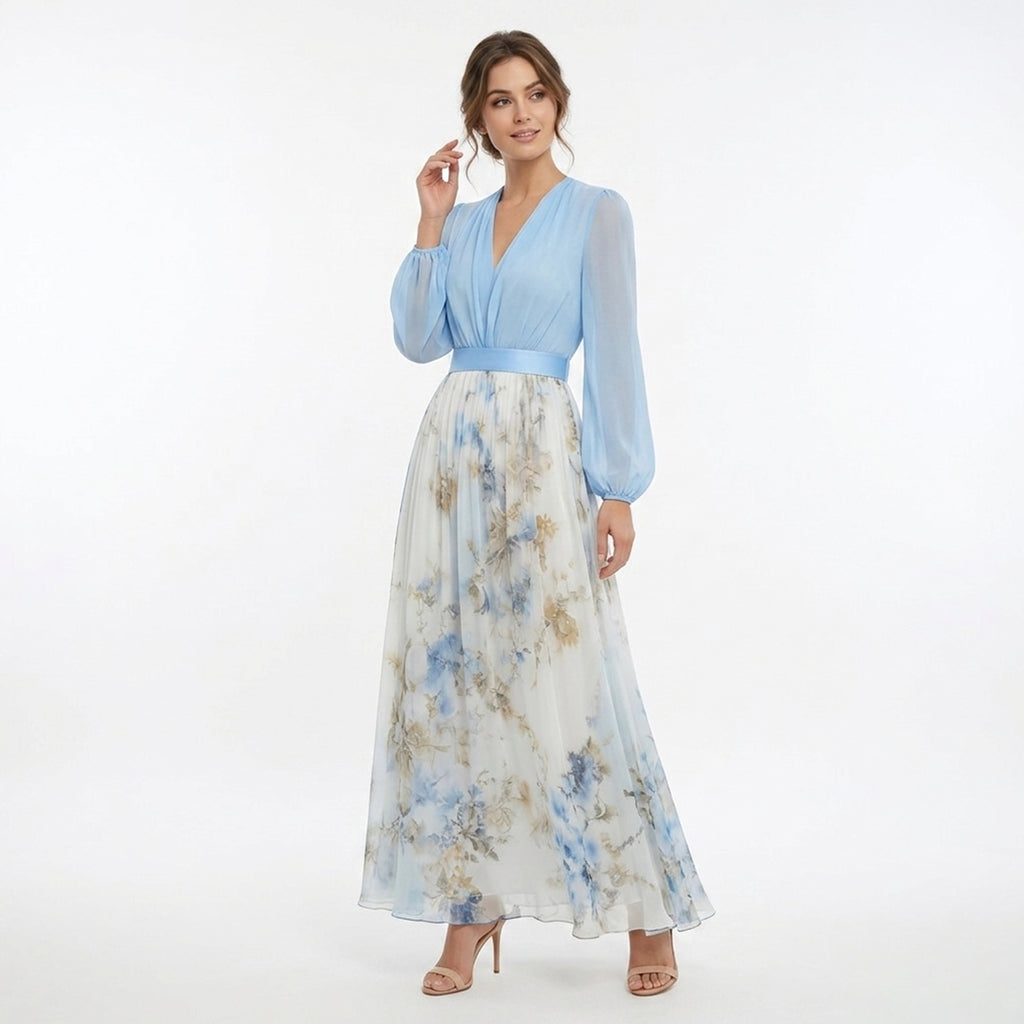 Veloire | Robe Maxi Florale Douce pour Femmes