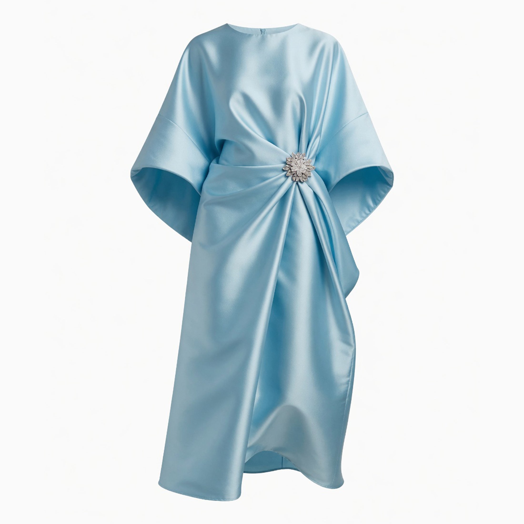 Robe de mariée à manches longues drapées pour femmes