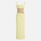 Robe maxi sans manches en dentelle pour femme - Invité de mariage