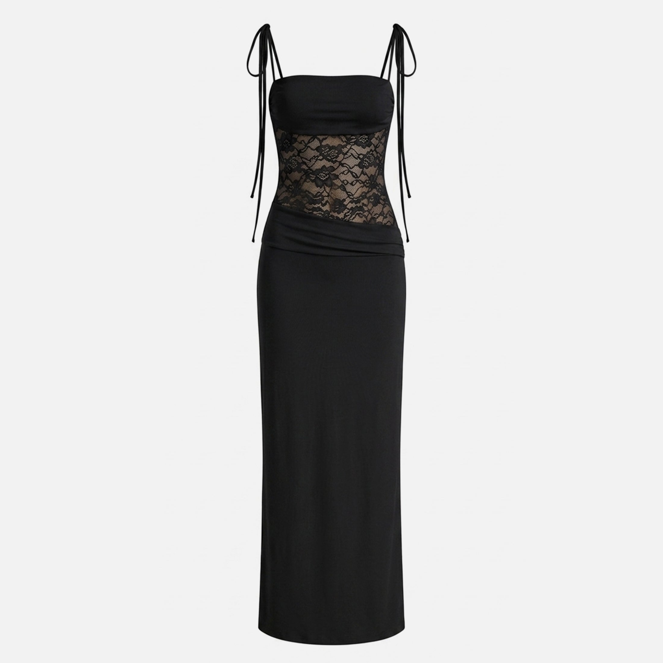 Robe maxi sans manches en dentelle pour femme - Invité de mariage