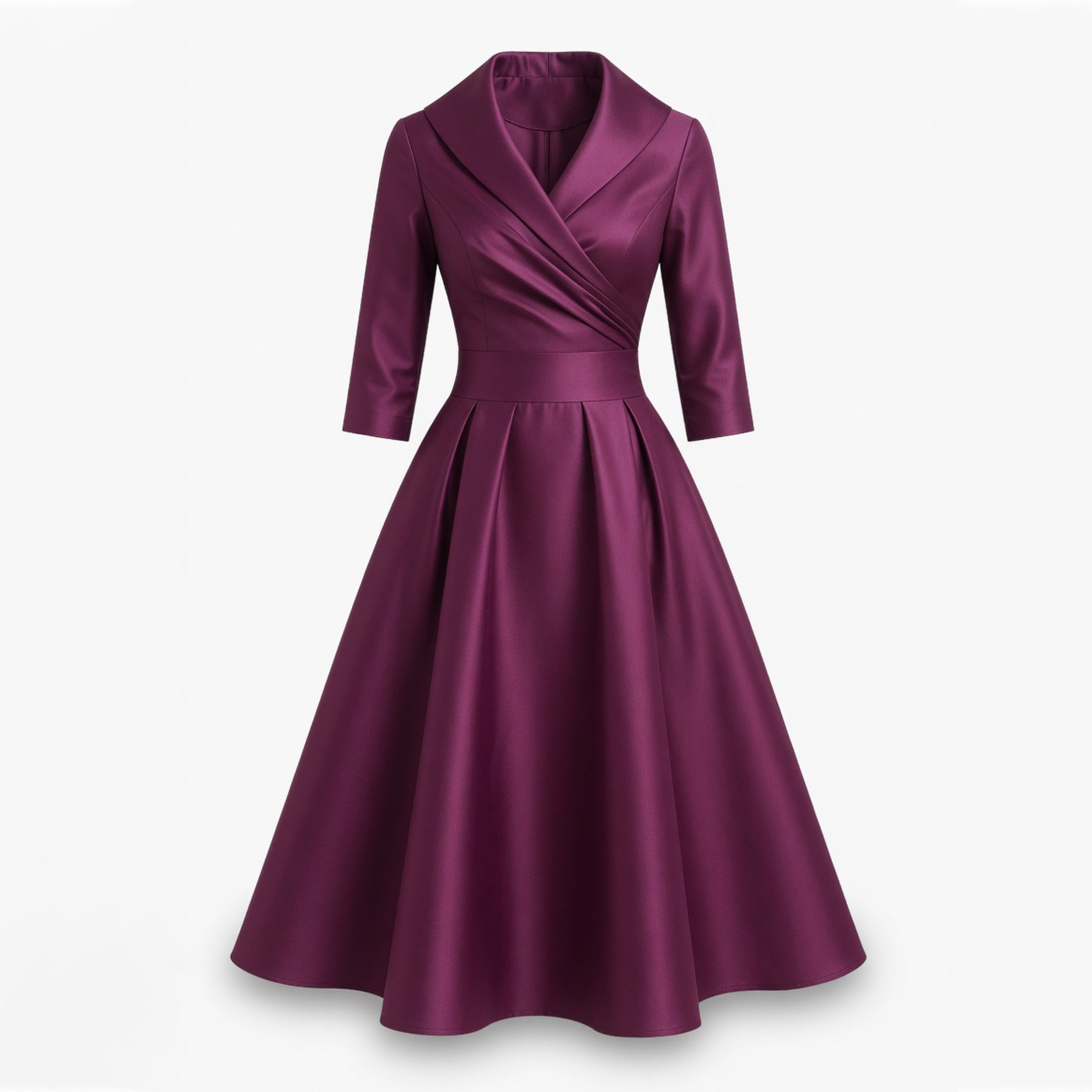 Veloire | Women's Long Sleeve Slim Fit Dress