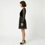 Veloire | Women's Sparkling Glamour Mesh Dress