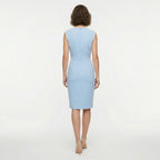Veloire | Robe de cocktail à encolure keyhole froncée pour femmes en été