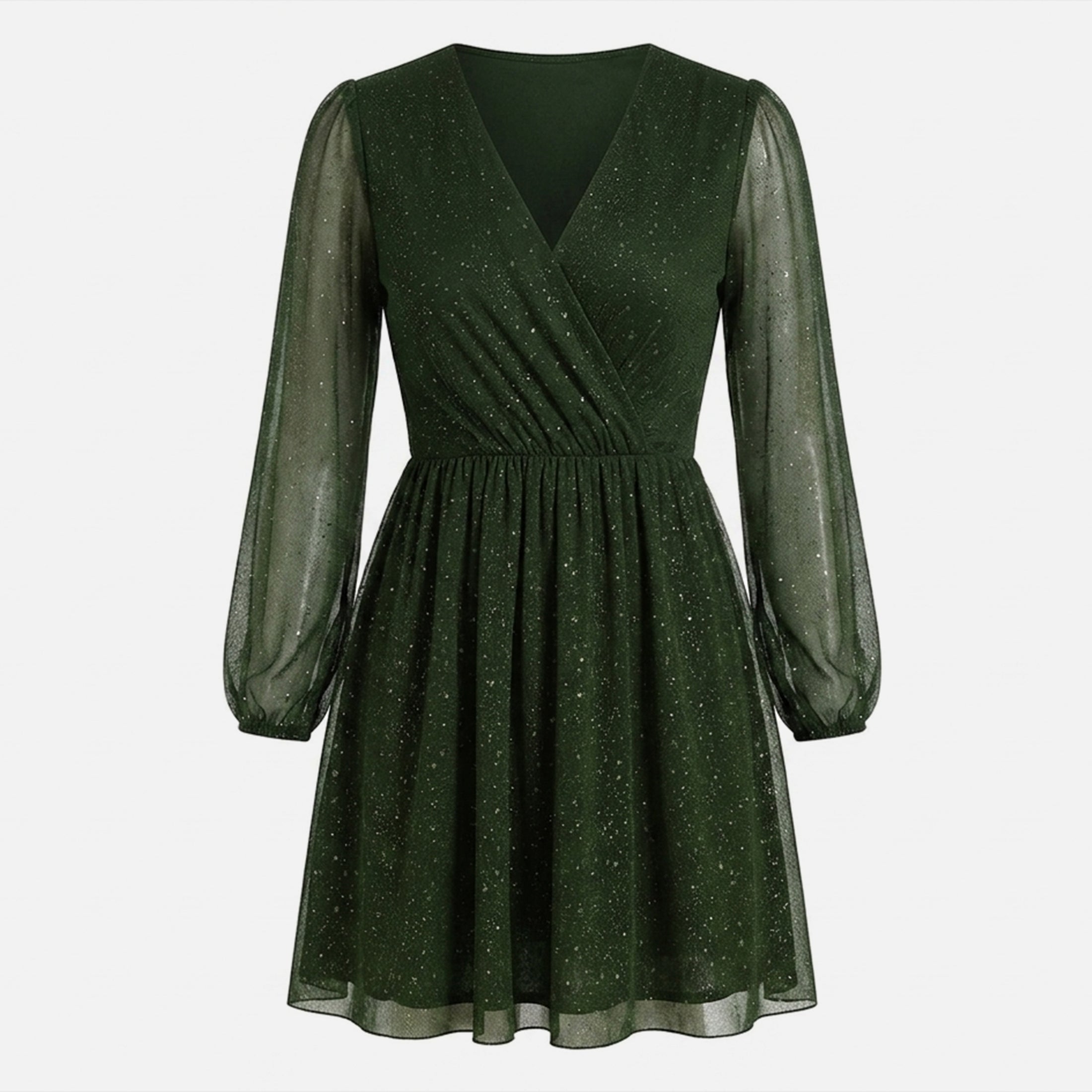 Veloire | Women's Sparkling Glamour Mesh Dress